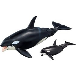 アニア AL-08 シャチ親子 水に浮くVer