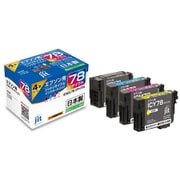互換リサイクルインクカートリッジ エプソン IC4CL78 4色セット 日本製 JIT-KE784P