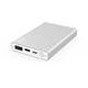 ヨドバシカメラオリジナル モバイルバッテリー パワーバンク 5000mAh シルバー EMA052DCSV