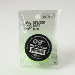 マイクロコード 1.18mm テント ガイライン グリーン 38m 44007