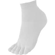 S0002 [JushinSOX ショート白 M（23～25cm）]