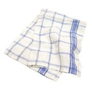 0118-044 [Linne キッチンタオル チェック WH/BL]