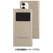 AFC191703 [Wisdom iPhone 11用レザーケース ゴールド]
