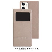 AFC191706 [Wisdom iPhone 11用レザーケース ローズゴールド]