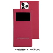 AFC191802 [Wisdom iPhone 11 Pro用レザーケース ローズレッド]