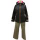 LADIES SUIT DWWMJH80 BLK /Oサイズ [スキーウエアスーツ レディース]