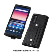 DCS-XP5CPLBK [clings Slim Hand Strap Case for Xperia 5 ブラック]