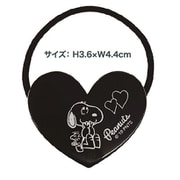 SNAC2886 ヘアポニー ピーナッツ スヌーピー＆ウッドストック BK [キャラクターグッズ]