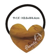 SNAC2887 ヘアポニー ピーナッツ ロゴ マーブルBR [キャラクターグッズ]