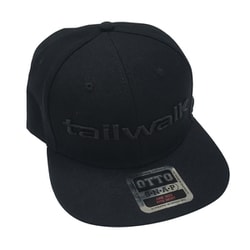 フラットバイザーキャップ BK/BK