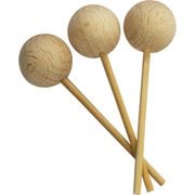 木製スティック 3本