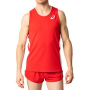 2091A124 600 2XL [M'Sランニングシャツ 2XLサイズ クラシックレッド×ブリリアントホワイト]