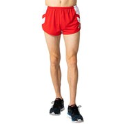 M'Sランニングパンツ 2091A125 600 クラシックレッド×ブリリアントホワイト Sサイズ [ランニングウェア ショートパンツ メンズ]