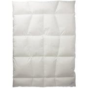 KA08105602 羽毛掛けふとん シングルロングサイズ(150×210cm) グースダウン90% ドイツ製 羽毛布団 1200g ホワイト