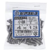 60-491 ステン ピアス小頭 D6サラ 4×13（100）