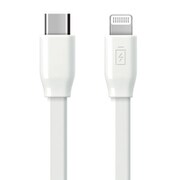 USB Type-C & Lightning USBケーブル PD対応 2m ホワイト/フラット PG-LCC20M04WH
