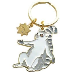 Z0125/KH アニマル キーリング ワオキツネザル [キャラクターグッズ]