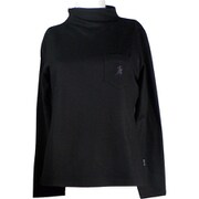 JT-CS238 ウールハイネック長袖Tシャツ ブラック LL