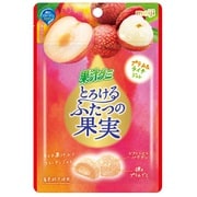 果汁グミとろけるふたつの果実 プラム&ライチ 52g
