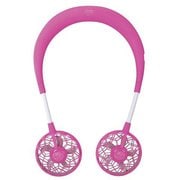 W-Fan ハンズフリー ポータブル扇風機 ラズベリー DF201-RB