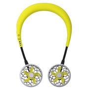 W-Fan ハンズフリー ポータブル扇風機 イエロー DF201-YE