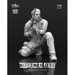 T35010 ライフルマンジェス「ここは死守する」 [1/35スケール レジン製ミリタリーフィギュア]