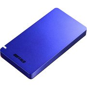 耐振動・耐衝撃 USB3.2(Gen2)対応 ポータブルSSD 480GB ブルー PS4対応 SSD-PGM480U3-L