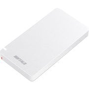 耐振動・耐衝撃 USB3.2(Gen2)対応 ポータブルSSD 960GB ホワイト PS4対応 SSD-PGM960U3-W