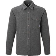 WOOL FLANNEL SHIRT 421846 G01 グレイ Mサイズ [アウトドア シャツ メンズ]