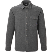WOOL FLANNEL SHIRT 421846 G01 グレイ Lサイズ [アウトドア シャツ メンズ]
