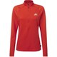 WOMENS ECLIPSE ZIP TEE 412926 C40 カーディナルオレンジ Sサイズ [アウトドア カットソー レディース]