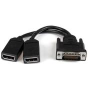DMS 59 デュアルDisplayPort分岐ケーブル 20cm 1x DMS-59(オス) - 2x ディスプレイポート(メス) DMSDPDP1