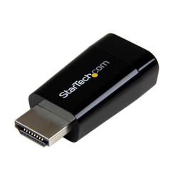 コンパクトHDMI - VGA変換アダプタ 1920x1200/1080p対応 HD2VGAMICRO