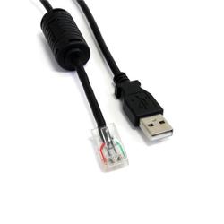 APC UPS専用USBケーブル 1.8m USB A（オス） - RJ-45（オス） AP9827代替ケーブル USBUPS06