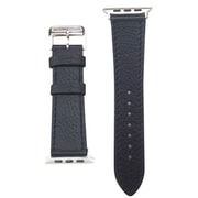 ML-YAWB4244-NV [レザーバンド AppleWatch 44/42mm ネイビー]