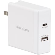 SmartComm USB急速充電チャージャー マルチ電圧 Type-C×1 Type-A×1 MAV-AP45N