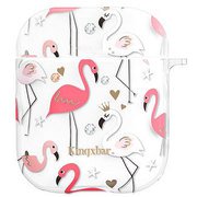AirPods用ハードケース Flamingo Crown KXB-CR005