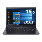 ノートパソコン Aspire 3 Celeron N4000/4GB/256GB SSD/ドライブなし/15.6型/Windows 10 Home/日本語配列/チャコールブラック A315-34-F14U/K