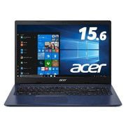 ノートパソコン Aspire 3 Celeron N4000/4GB/256GB SSD/ドライブなし/15.6型/Windows 10 Home/Office Home & Business 2019/日本語配列/インディゴブルー A315-34-F14U/BF