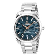 H シーマスター ブルー 腕時計 並行輸入品 5年保証 220.10.38.20.03.002