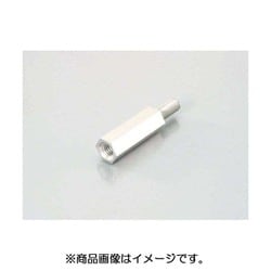 六角支柱（鉄/三 ホワイト） M6X30/1PC 0900-011-06030