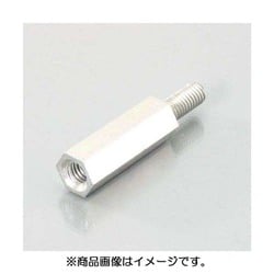 六角支柱（鉄/三 ホワイト） M6X50/1PC 0900-011-06050