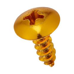 アルミタッピングビス（GOLD） 4X12/8PC 0900-046-08004