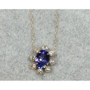 ダイヤネックレス A-D80-8434PGK18PGタンザ