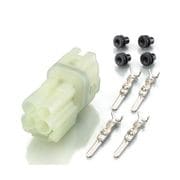 コネクターセット HM防水/4極(オス)/1セット 汎用 0900-755-02024
