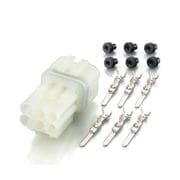 コネクターセット HM防水/6極(オス)/1セット 汎用 0900-755-02026