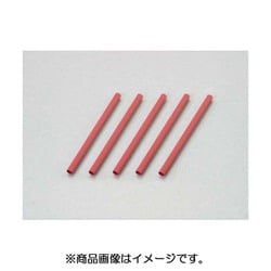 収縮チューブ 径3x70mm 汎用 赤 5個入り 0900-755-04004