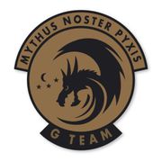 ゴジラ キング・オブ・モンスターズ MONARCH G-TEAMワッペン 着脱式 [キャラクターグッズ]