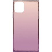 PEI14-TLS16-PU [iPhone 11 EYLE TILE スクエア型 TPU SOFT グラデーション PURPLE]