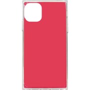 PEI14-TLS-RB [iPhone 11 EYLE TILE スクエア型 TPU SOFT ルビー]
